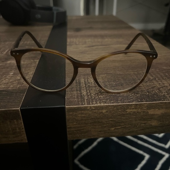 Tortoise Shell Amber Prescription Glasses - Picture 3 of 5